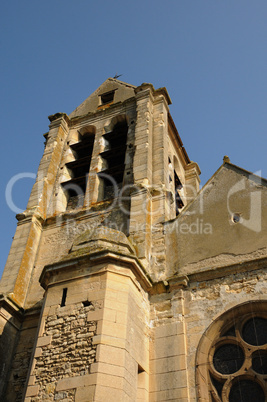 Val d Oise, Notre Dame de l Assomption church in Vaureal