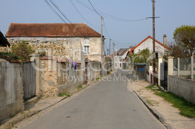 Ile de France, old hamlet of Brezolles