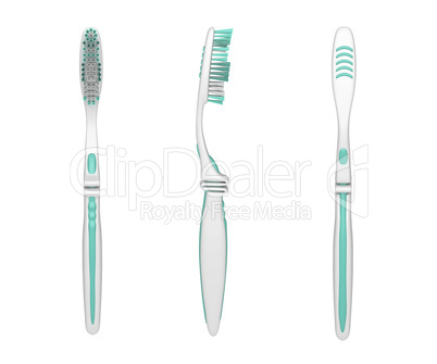 Toothbrush isolated on white