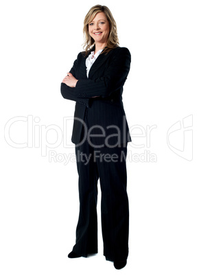 Full length portrait of an experienced business woman