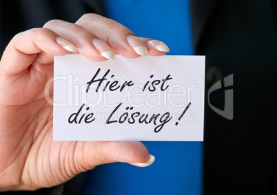 Hier ist die Lösung !