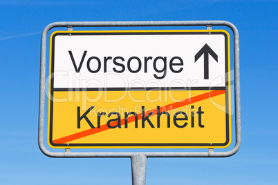 Krankheit und Vorsorge