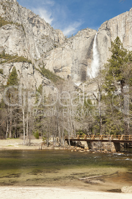 Upper Falls and Merced River at Yosemite