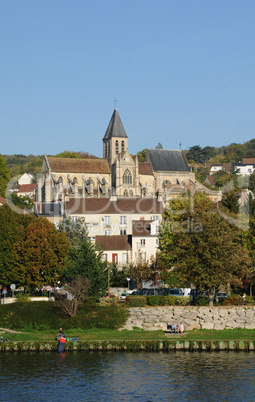 France, the city of Triel sur Seine