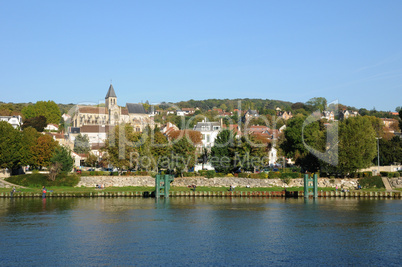 France, the city of Triel sur Seine