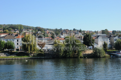 France, the city of Triel sur Seine