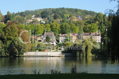 France, the city of Triel sur Seine