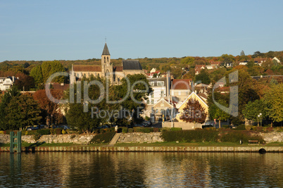 France, the city of Triel sur Seine