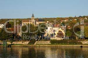 France, the city of Triel sur Seine