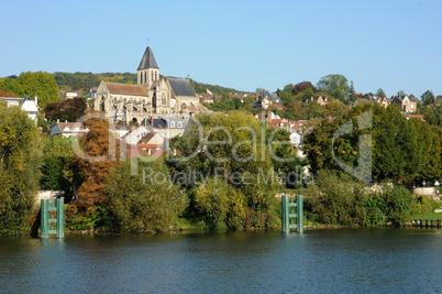 France, the city of Triel sur Seine