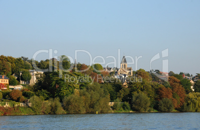 France, the city of Triel sur Seine