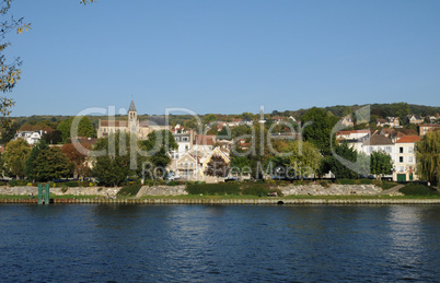 France, the city of Triel sur Seine