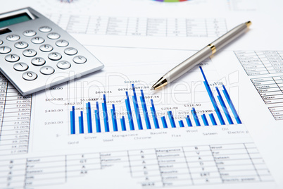 financial charts and graphs