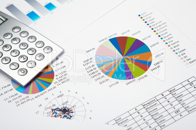 financial charts and graphs