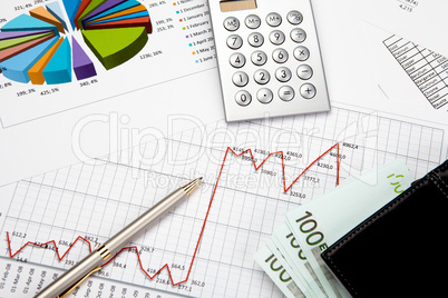 financial charts and graphs