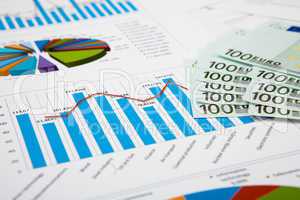 financial charts and graphs