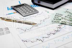 financial charts and graphs