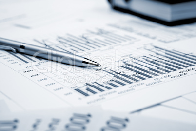 financial charts and graphs