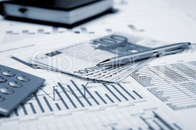 financial charts and graphs