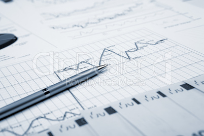 financial charts and graphs