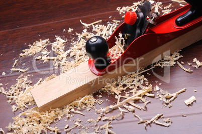 Shavings of wood