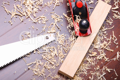 Shavings of wood