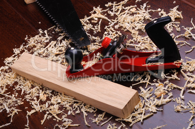 Shavings of wood