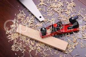 Shavings of wood