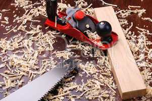 Shavings of wood