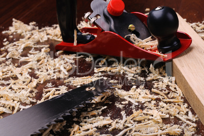 Shavings of wood