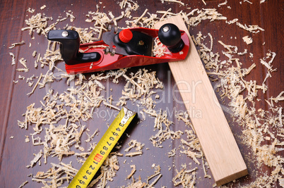 Shavings of wood