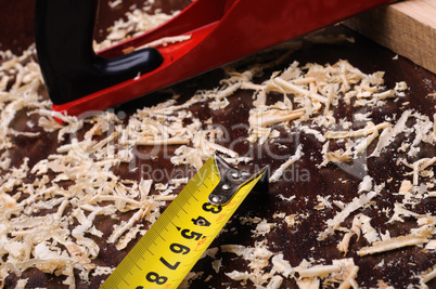 Shavings of wood