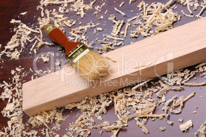 Shavings of wood,