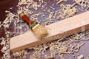 Shavings of wood,