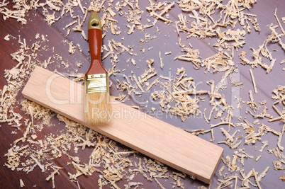 Shavings of wood,
