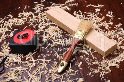 Shavings of wood