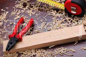 Shavings of wood