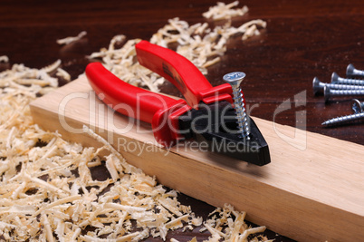 Shavings of wood