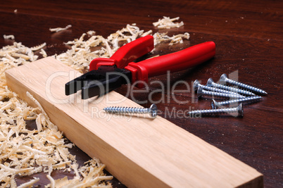 Shavings of wood