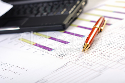 Charts, diagrams, tables.