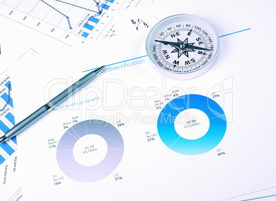 Graphs and charts.