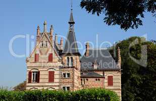 France, Yvelines, Becheville castle in Les Mureaux