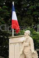 France, war memorial of Les Mureaux