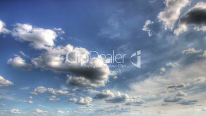 HDR time lapse of clouds