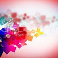 Colourful abstract illustration background