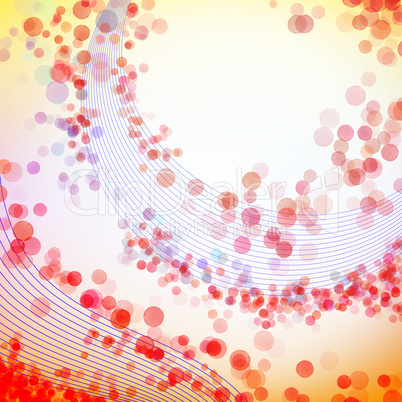 Colourful abstract illustration background