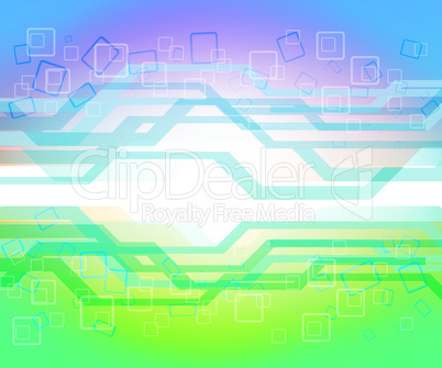 Colourful abstract illustration background