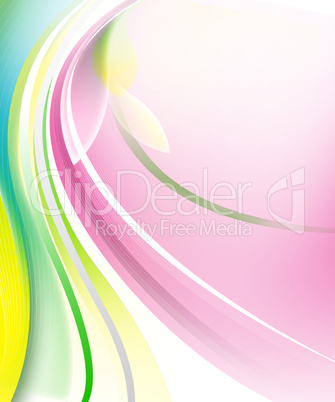 Colourful abstract illustration background