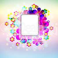 Colourful abstract illustration background