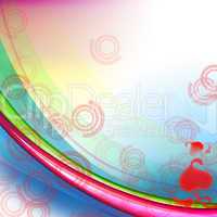 Colourful abstract illustration background